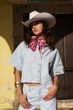 Veste Victor - Denim Rayé