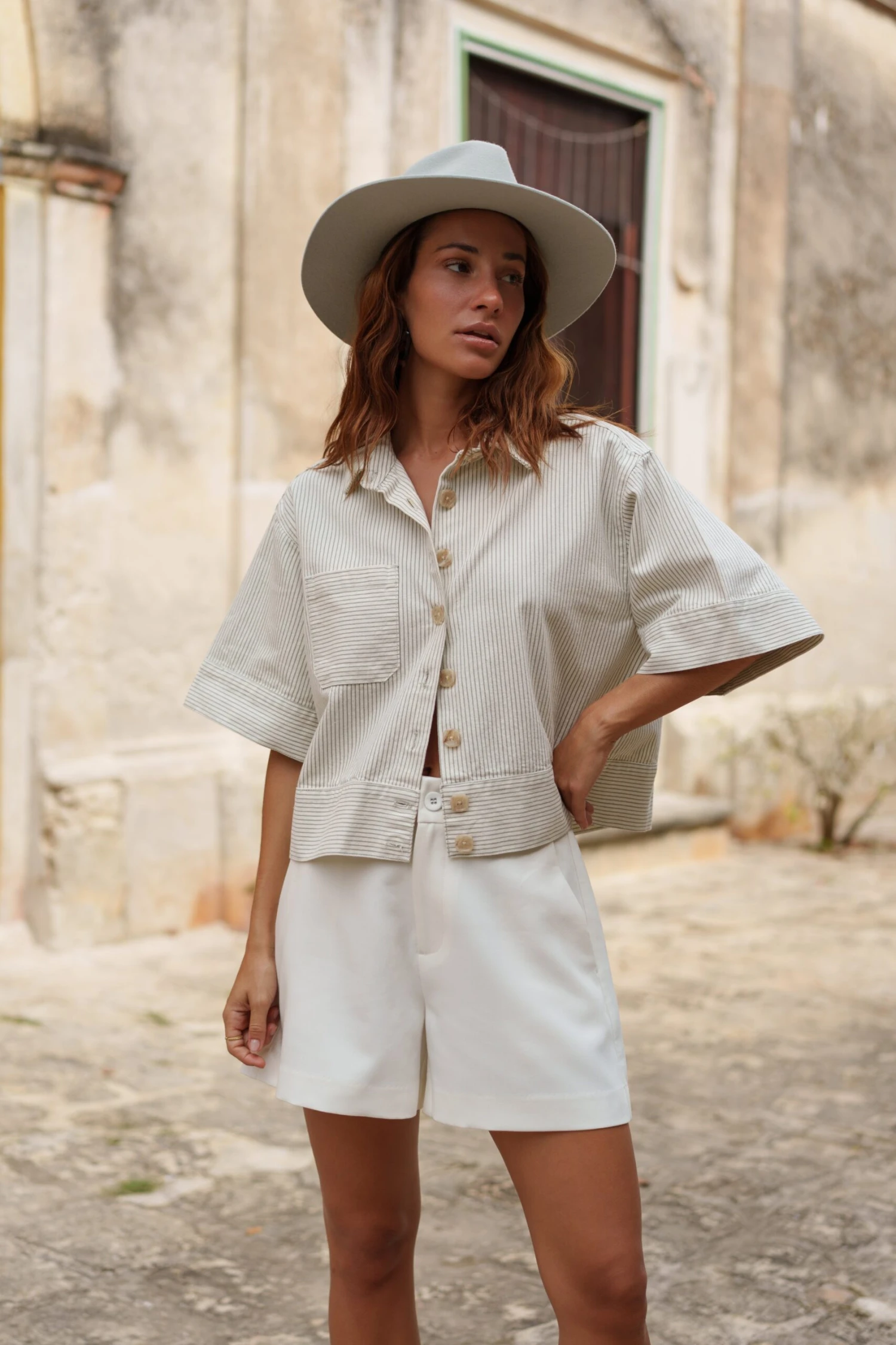 Veste Victor - Denim Rayé 7 Veste Victor - Denim Rayé – Image 5