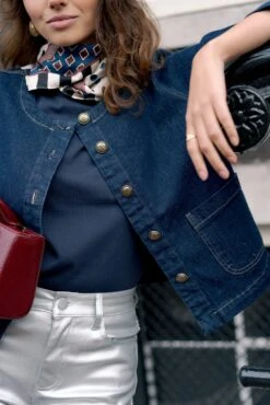 Veste Victoire - Denim Brut 7 Veste Victoire - Denim Brut -Borcelle JD569BTBRUT15