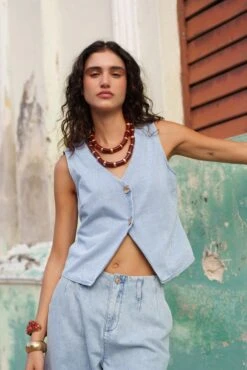 Veston Théonie - Denim Très Clair