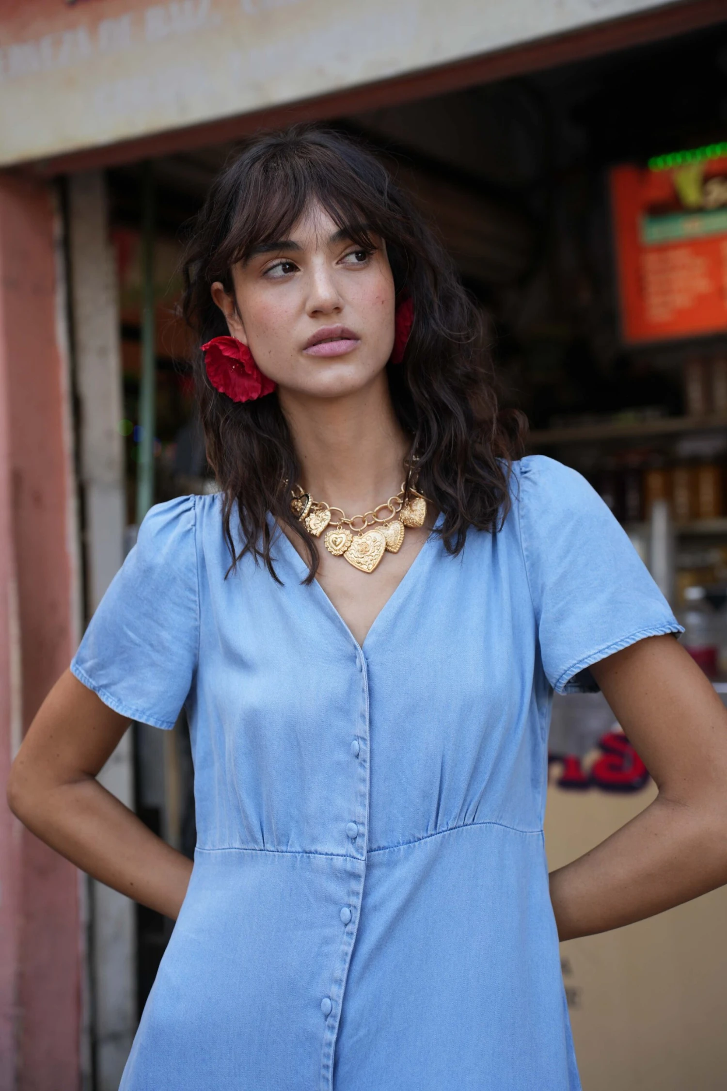 Robe Rome - Bleu Clair 4 Robe Rome - Bleu Clair – Image 2