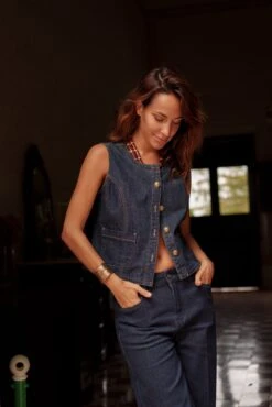 Veston Thea - Denim Brut