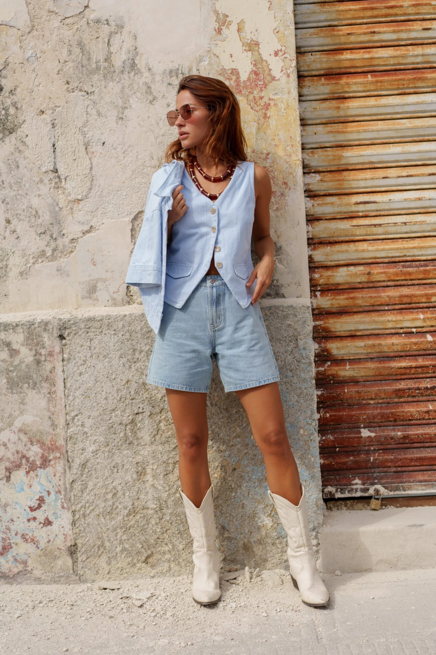 Short Valmy - Denim Très Clair 3 Short Valmy - Denim Très Clair