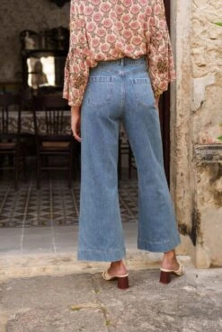 Jean Hortense - Denim Gris Bleu 8 Jean Hortense - Denim Gris Bleu -Borcelle JD597PDENIMP6