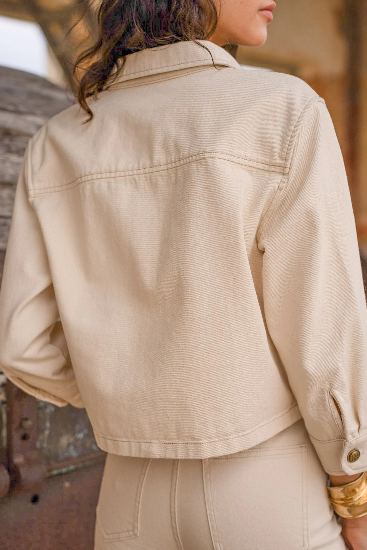 Veste Calista - Denim Naturel 4 Veste Calista - Denim Naturel – Image 3