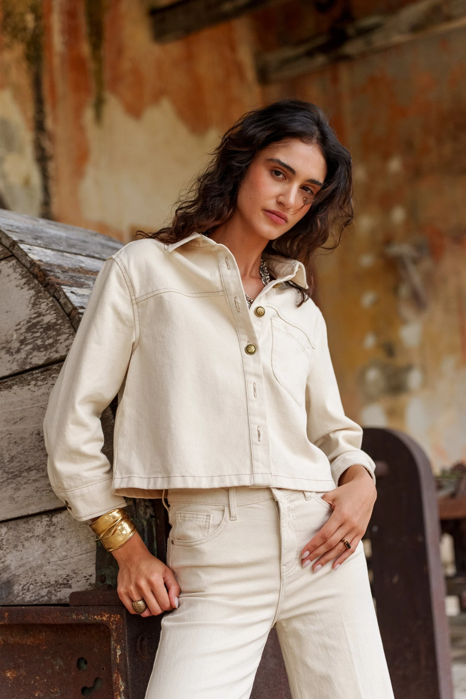 Veste Calista - Denim Naturel 2 Veste Calista - Denim Naturel