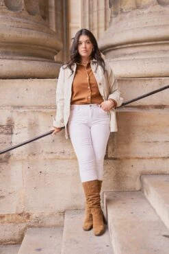 Jean Chloé Curvy - Denim Blanc
