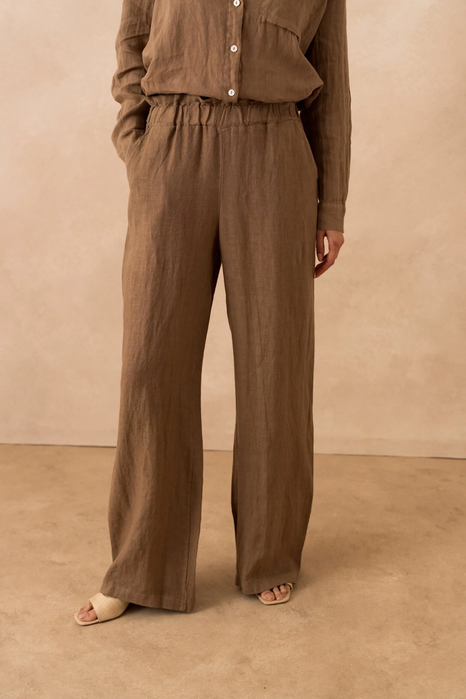 Pantalon Léna - Marron 4 Pantalon Léna - Marron – Image 2