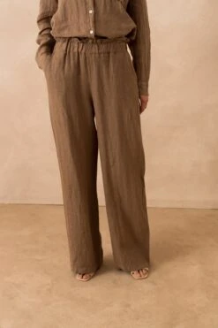 Pantalon Léna - Marron 7 Pantalon Léna - Marron -Borcelle K1637 CF CHOCOLAT7