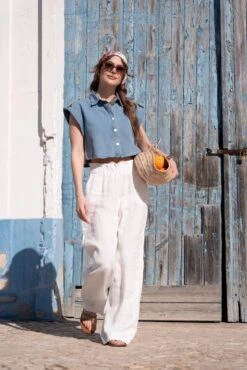 Pantalon Léna - Blanc